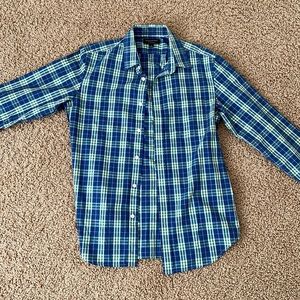 Banana Republic plaid button up